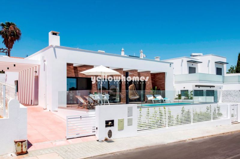 Newly built contemporary 3-bed villa with private pool near Castro Marim